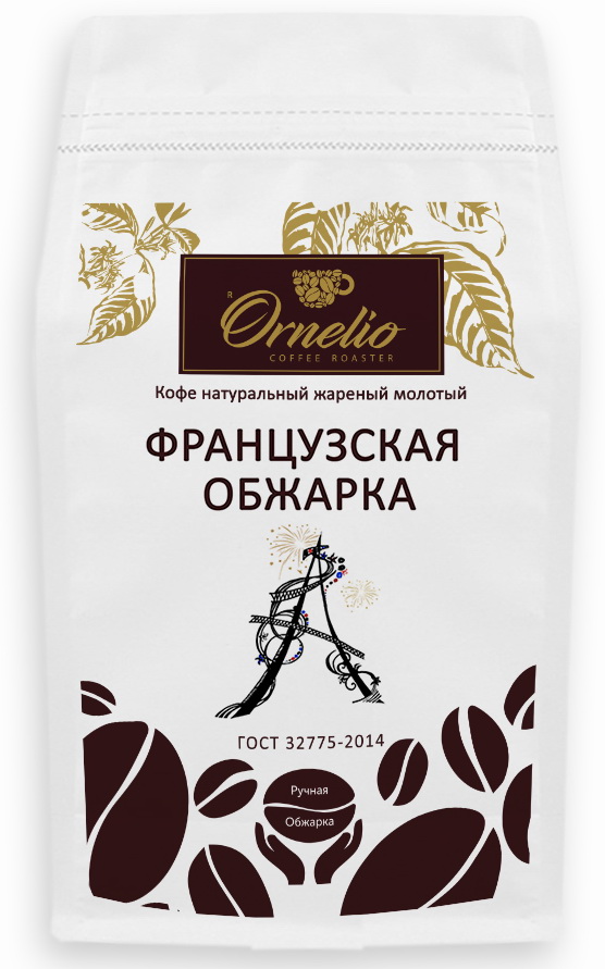 

Кофе арабика Ornelio натуральный жареный молотый французская обжарка 500 г