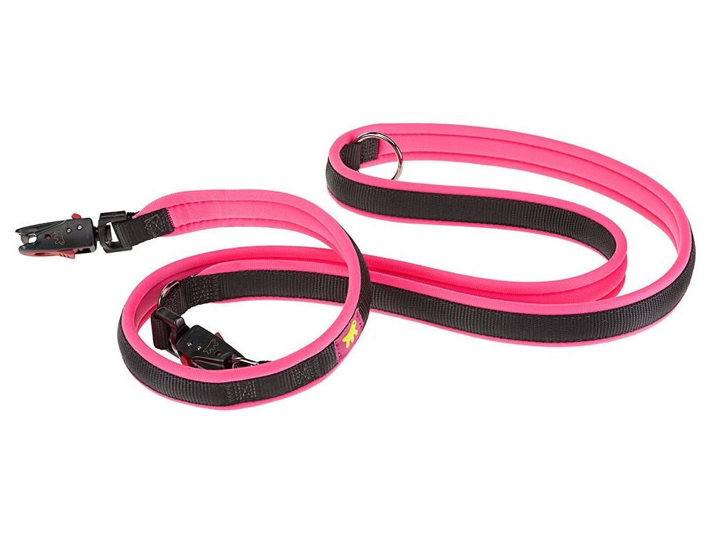 фото Поводок для собак ferplast ergofluo matic ga 2 м\15 мм, розовый