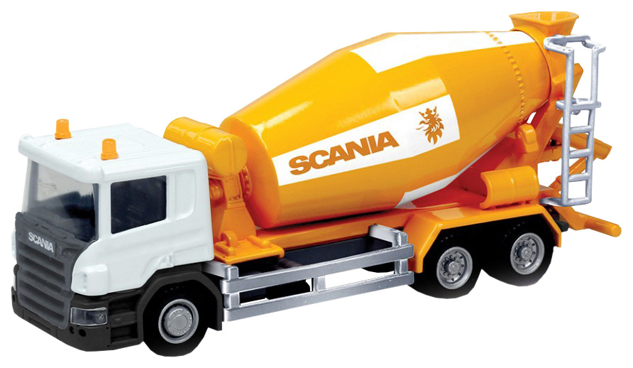 Коллекционная модель машины IDEAL Scania Cement Mixer 39021 1 50 alloy crane city engineering vehicle toy simulation dumper mixer truck car model decoration boy child gift