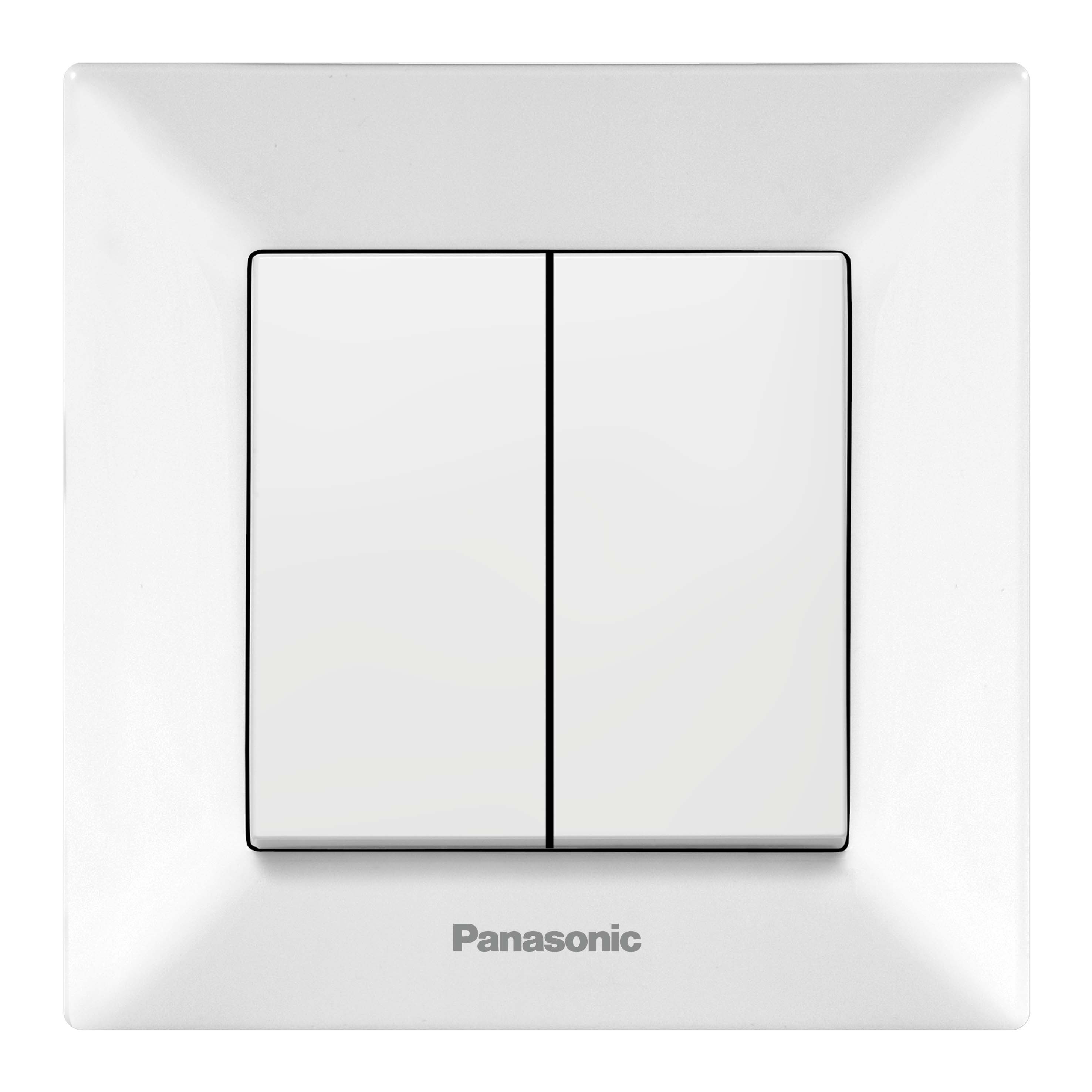 фото Выключатель 2кл белый arkedia panasonic