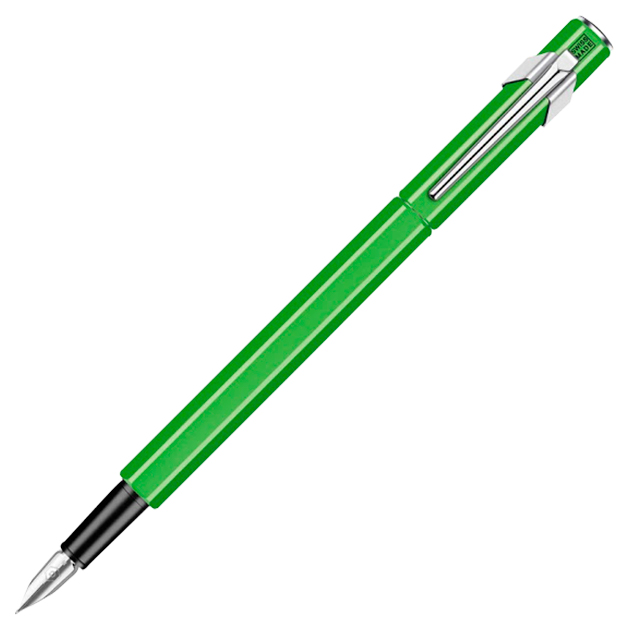 фото Перьевая ручка caran d’ache office 849 fluo ef yellow green