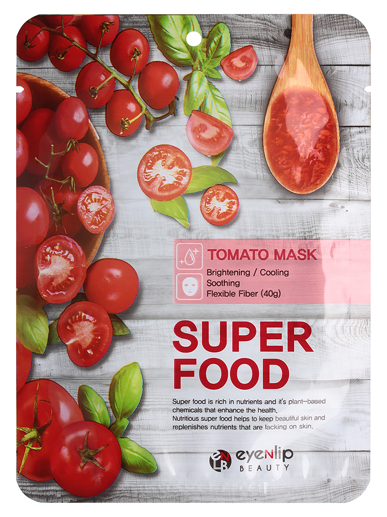 фото Маска для лица тканевая eyenlip super food tomato mask 23мл