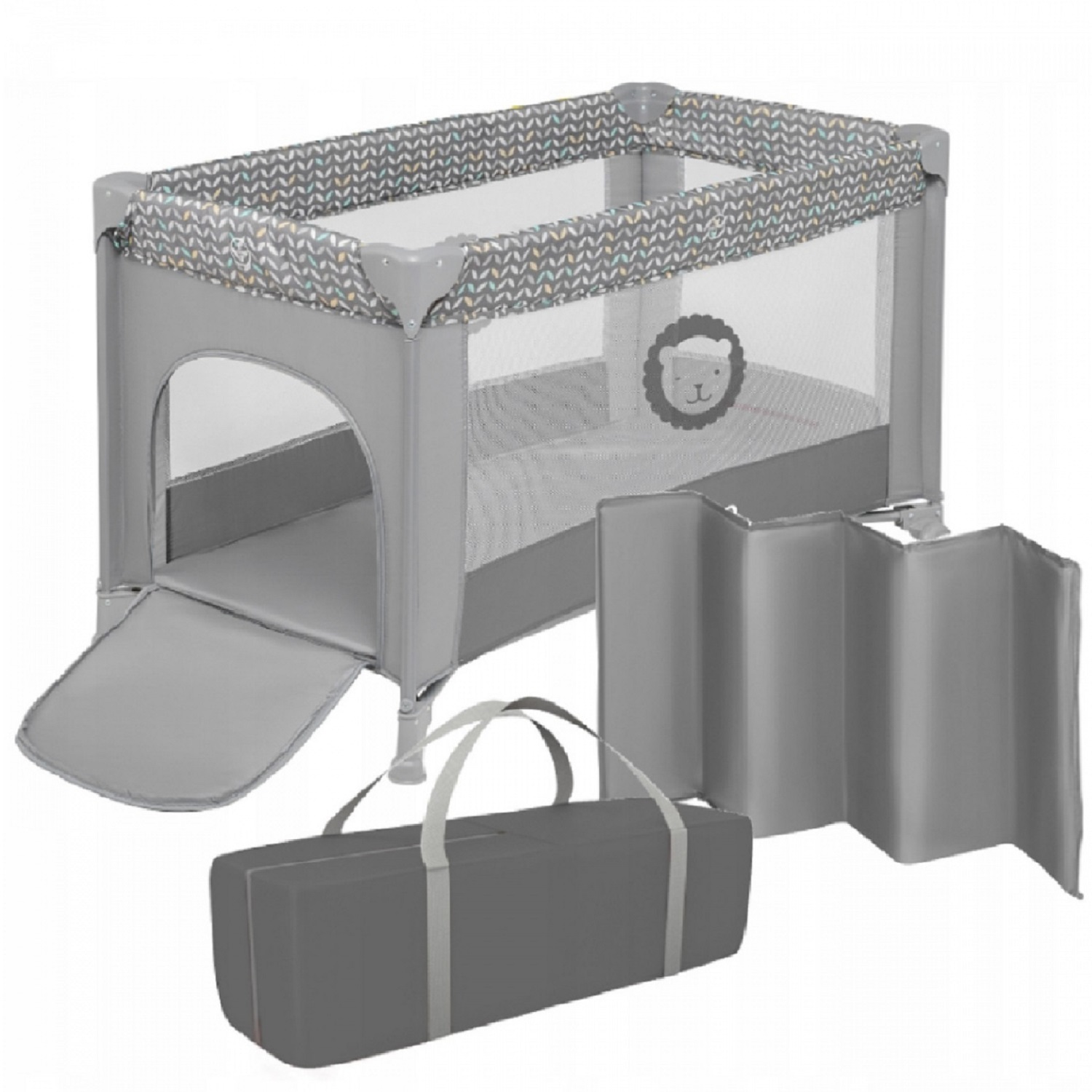 

Манеж Lionelo LO-Adriaa Grey Scandi