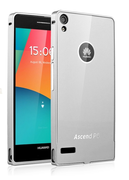 Чехол MyPads для Huawei Ascend P6 Silver 600001041936 серебристый