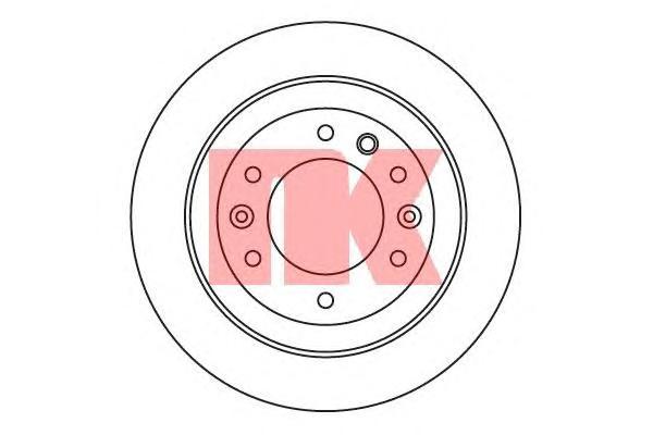 фото Тормозной диск nk 203525