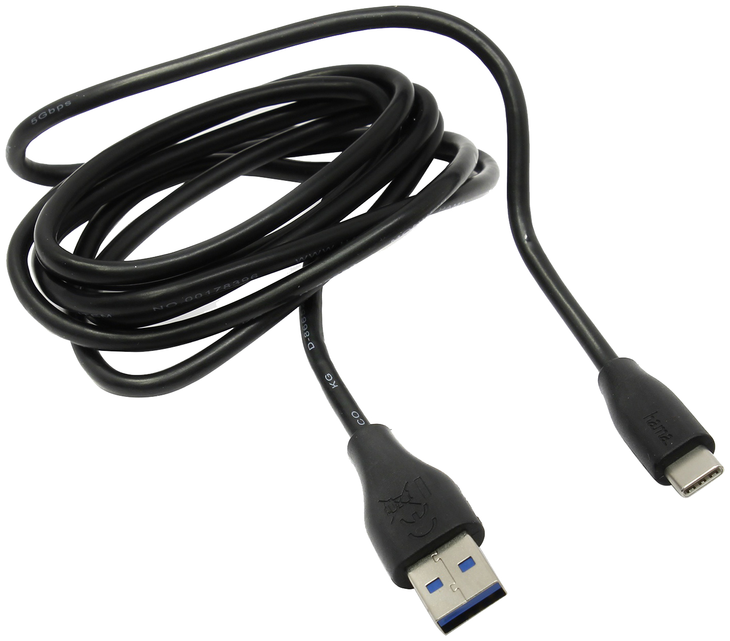 фото Кабель hama h-178396 usb type-c (m)-usb 3.1 a(m) 1.5м (00178396)