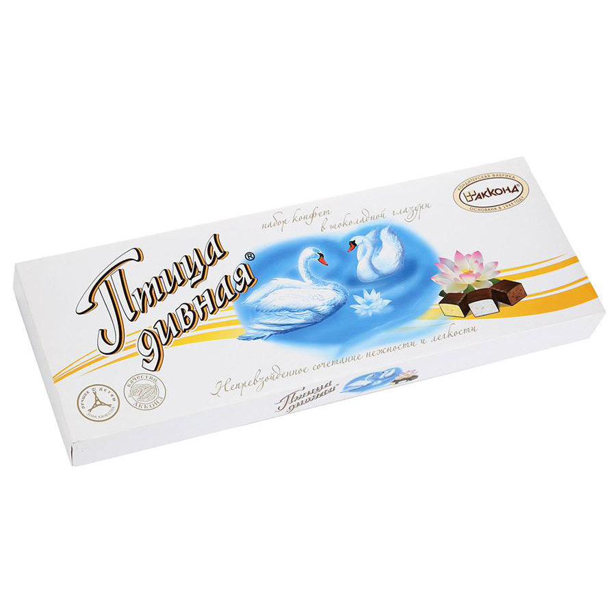 Конфеты Акконд птица дивная суфле в шоколадной глазури 300 г