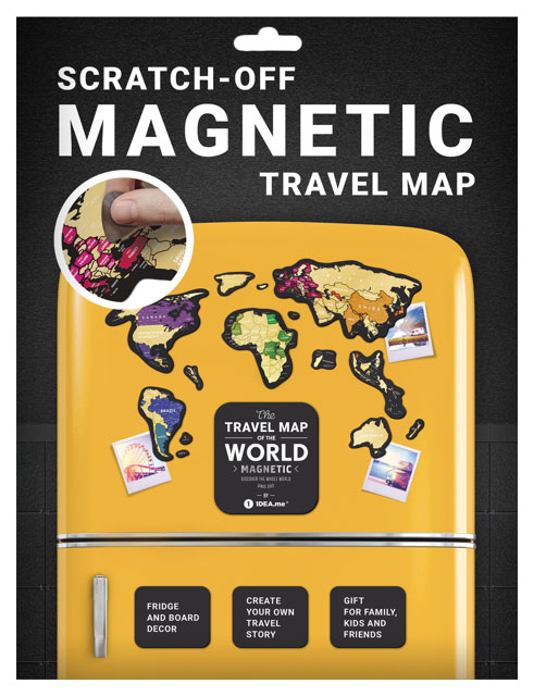 

Географическая карта 1DEA.me Travel Map Magnetic World