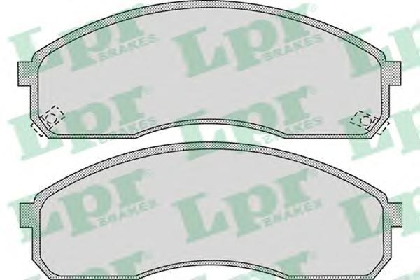 

Комплект тормозных колодок Lpr 05P1072