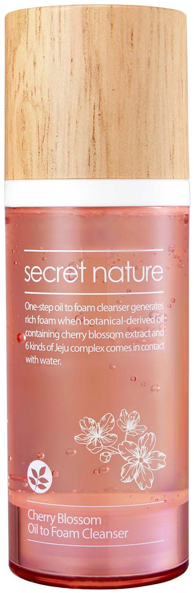 фото Пенка для умывания secret nature cherry blossom oil to foam cleanser 100 мл