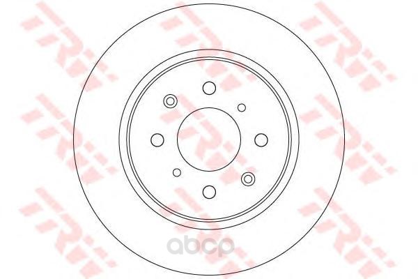 фото Тормозной диск trw/lucas для df6318