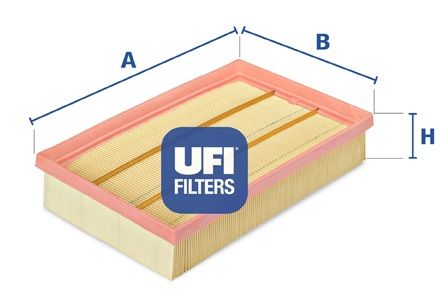 фото Фильтр воздушный двигателя ufi 30.137.00