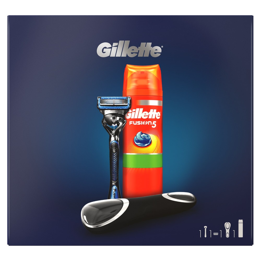 

Подарочный набор GILLETTE бритва+гель д/бритья SensSkin 200мл+чехол