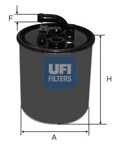 фото Фильтр топливный ufi 24.416.00