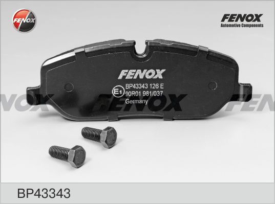 

Комплект тормозных колодк FENOX BP43343