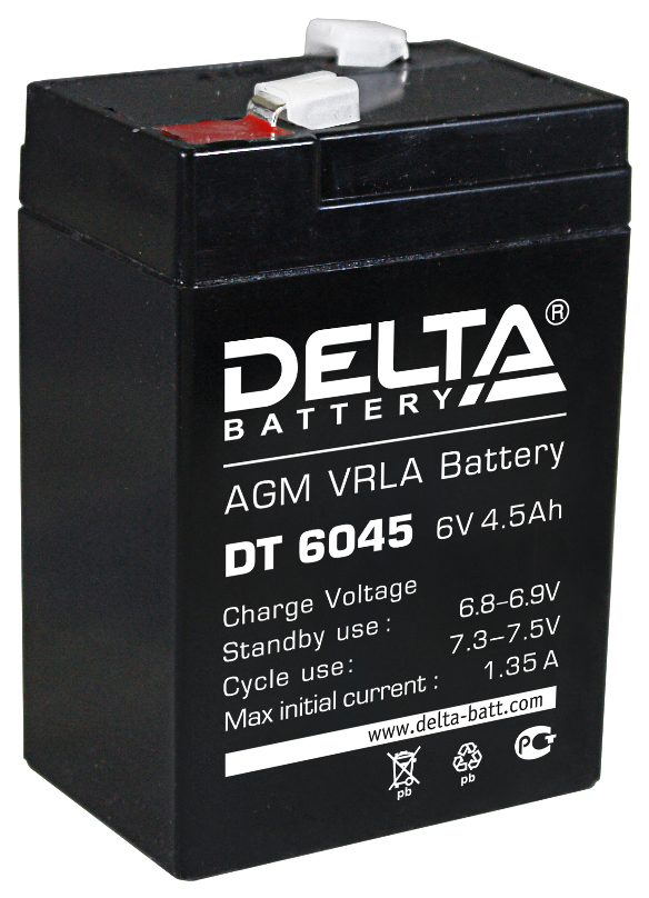 фото Аккумулятор для ибп delta dt 6045