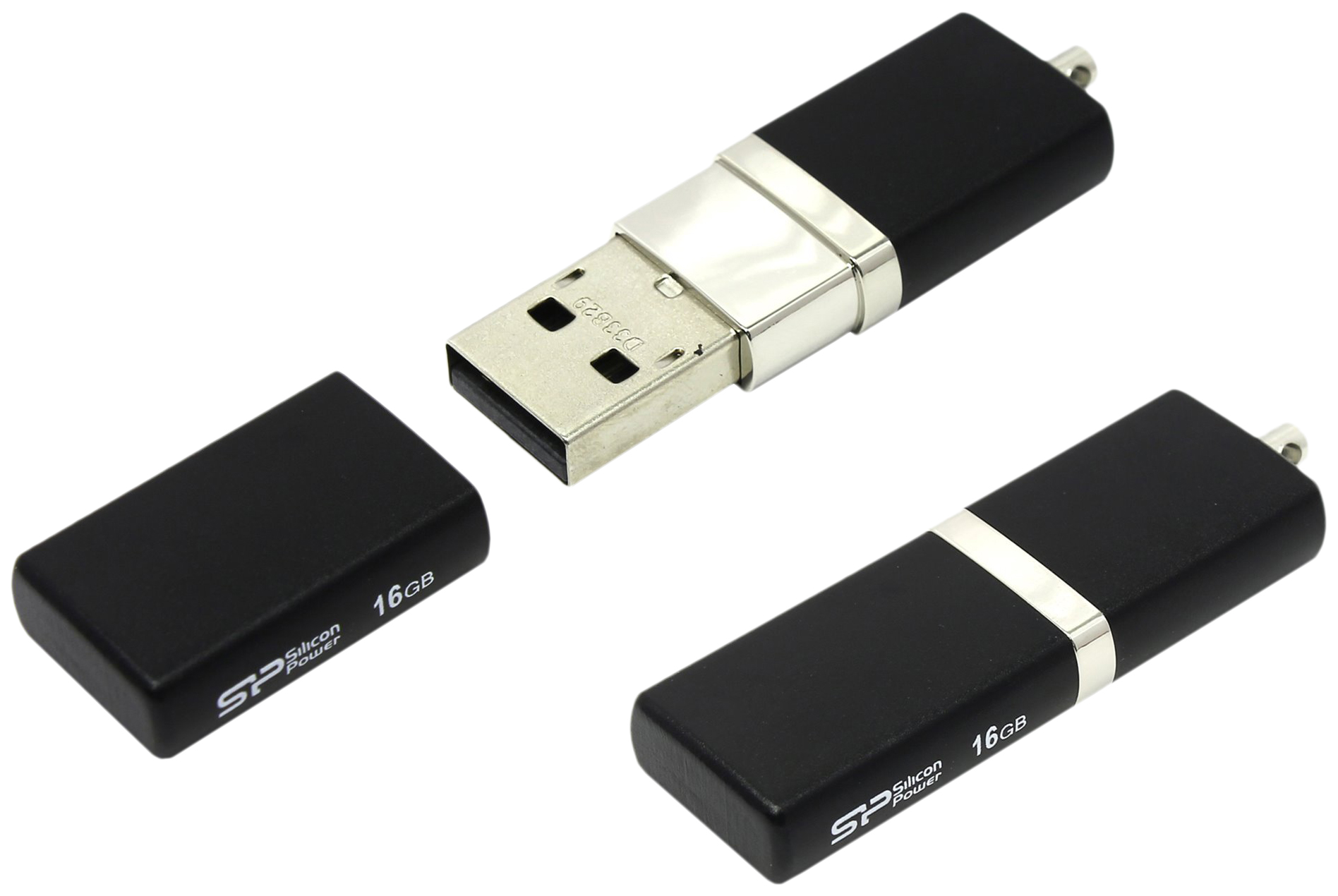 фото Usb-флешка silicon power luxmini 710 16gb black (sp016gbuf2710v1k)