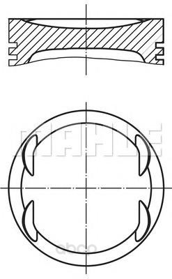 

Поршень двигателя Mahle/Knecht 0040800