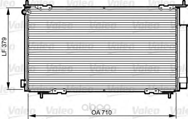 

Радиатор охлаждения двигателя Valeo 814225