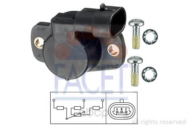 

Датчик положения заслонки Citroen AX, Berlingo (I) Facet 105001