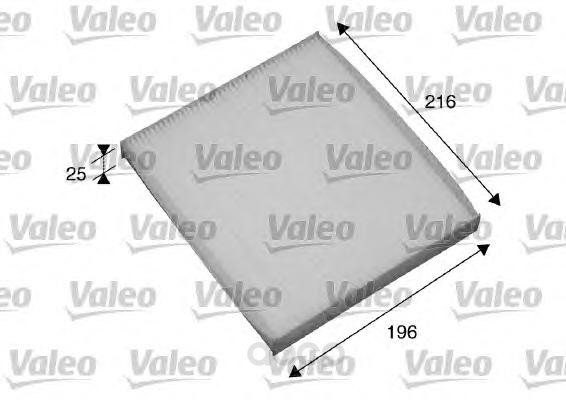 фото Фильтр воздушный салона valeo 698870