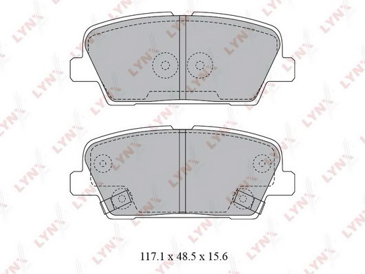 

Тормозные колодки LYNXauto дисковые BD3623