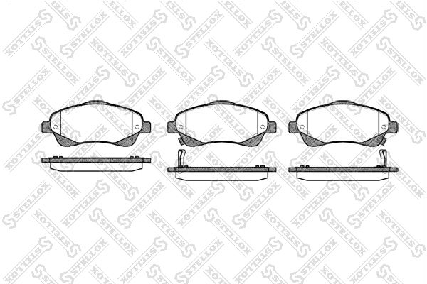 

Тормозные колодки Stellox дисковые 1057002SX