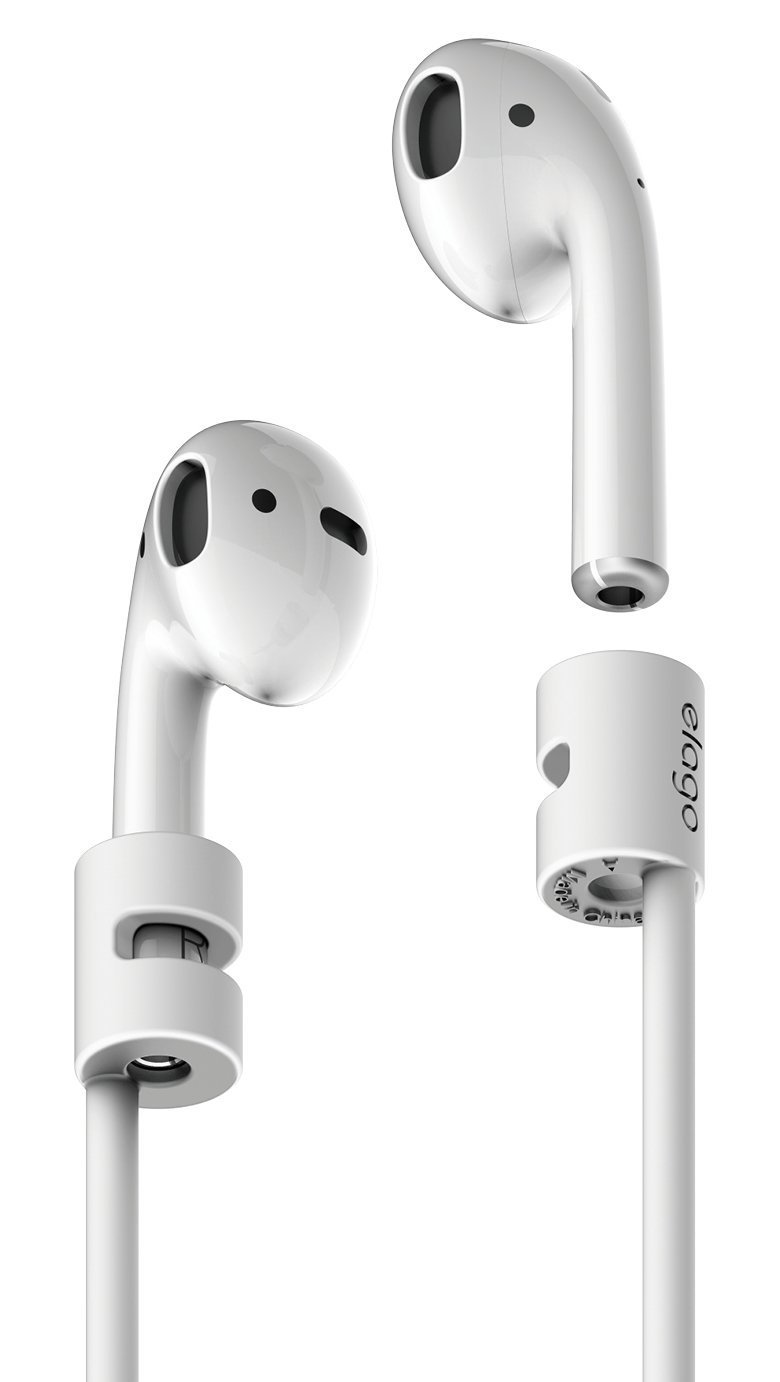 фото Держатель elago strap (estr-ap-wh) для airpods (white)