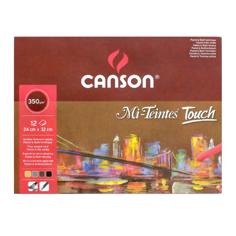 

Блок бумаги для пастели 4 цветов Mi-Teintes Touch CANSON