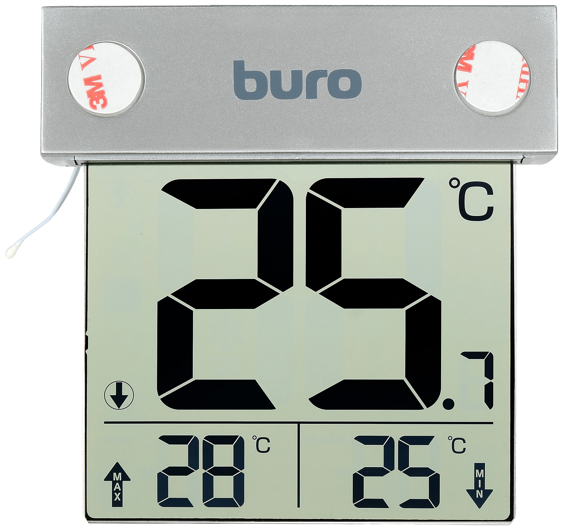 фото Термометр buro p-6041 серебристый