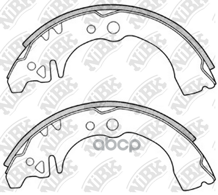 

Комплект тормозных колодок NiBK FN0034