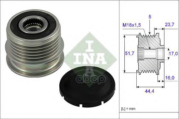 

Шкив генератора Ina 535002010