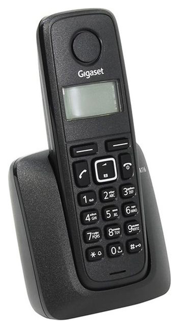 DECT телефон Siemens A116 черный