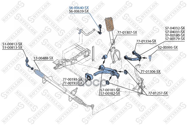 фото Стойка стабилизатора stellox 5600640sx