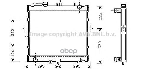 фото Радиатор охлаждения ava quality cooling kaa2022