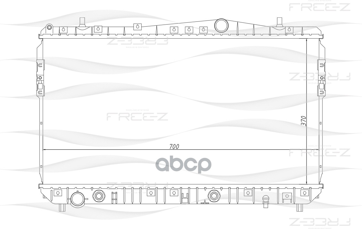 фото Радиатор охлаждения free-z kk0130