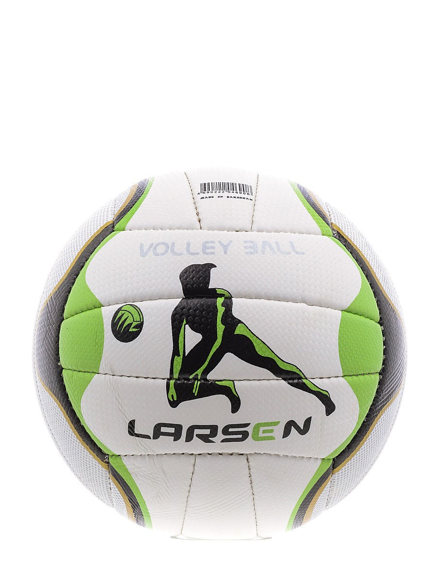 фото Волейбольный мяч larsen pro tour №4 white/green