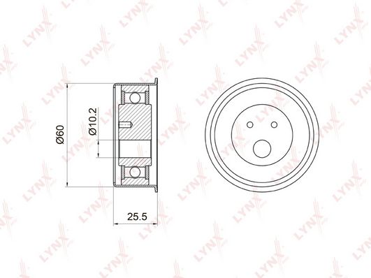 Натяжной ролик LYNXauto PB-1038