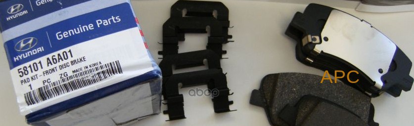 

Комплект тормозных колодок KIA 58101A6A01