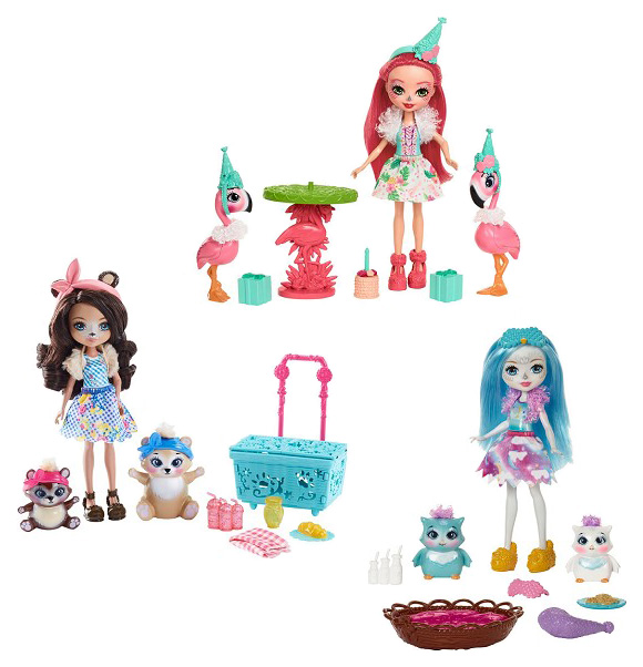 

Кукла Enchantimals Mattel Со зверушкой и тематическим набором FCC62 в ассортименте