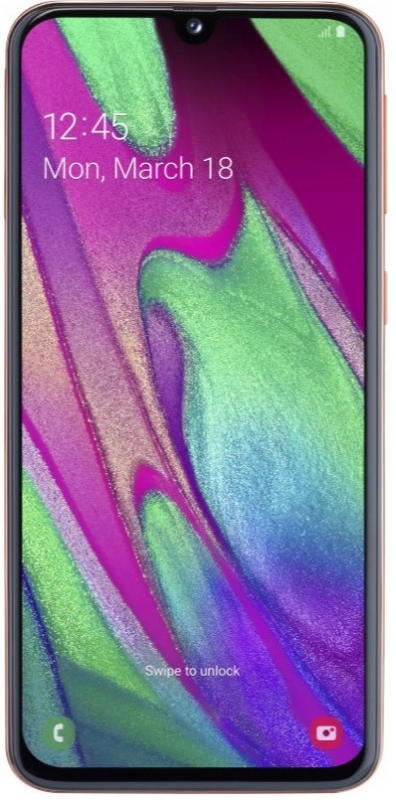 фото Смартфон samsung galaxy a40 (2019) 4/64gb red