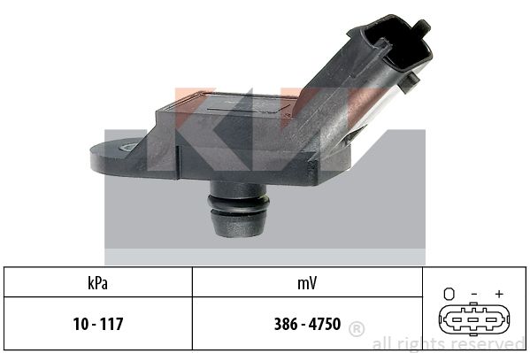 

Датчик давления воздуха, высотный корректор KW 493 133