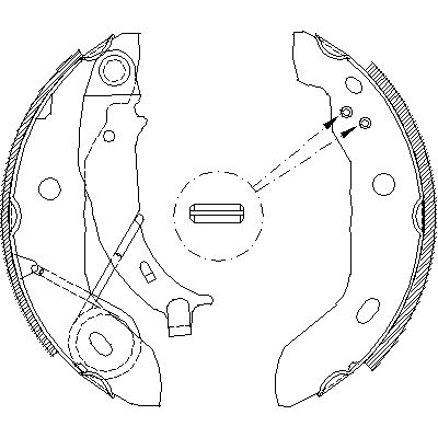

Комплект тормозных колодок REMSA 4421.00