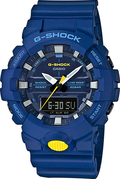 фото Японские наручные часы casio g-shock ga-800sc-2a с хронографом