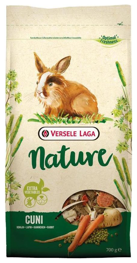 Сухой корм для декоративных кроликов Versele-Laga Nature Cuni, 700 г