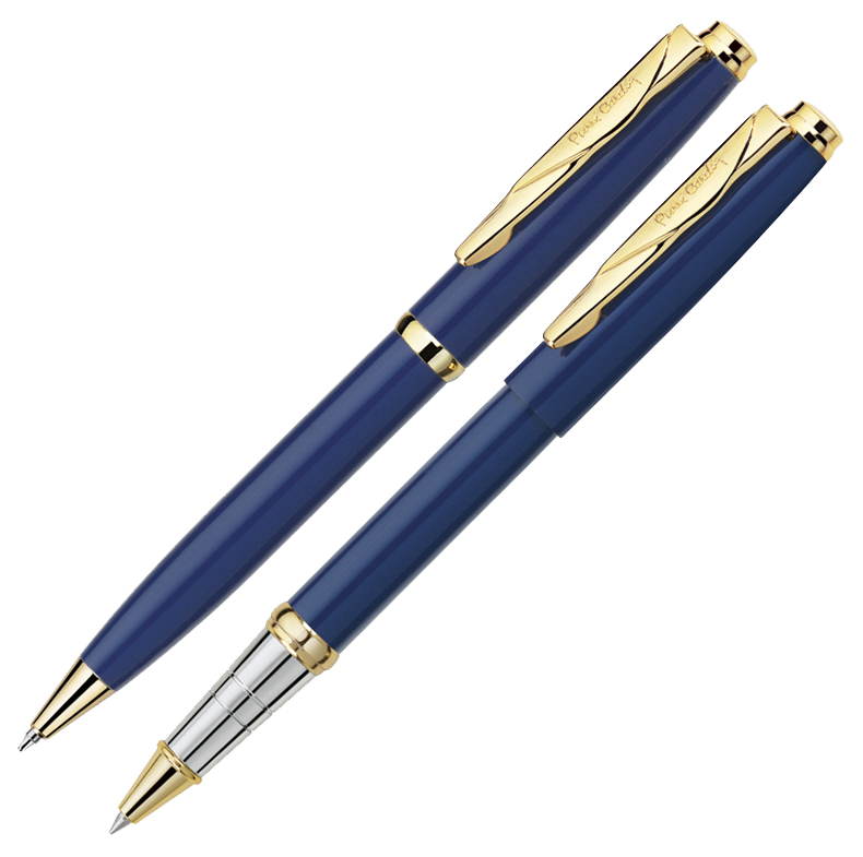 фото Набор подарочный pierre cardin pen&pen - blue gt, ручка шариковая + ручка роллер