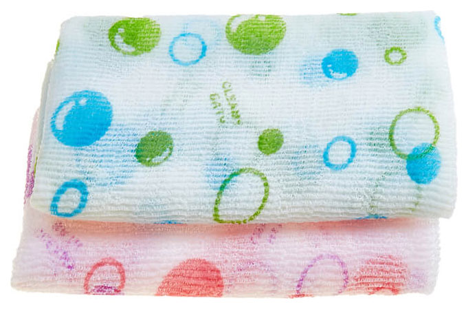 Мочалка для тела Sungbo Cleamy White Pattern Shower Towel (цвет в ассортименте) мочалка sungbo cleamy daily shower towel 28х90 3шт
