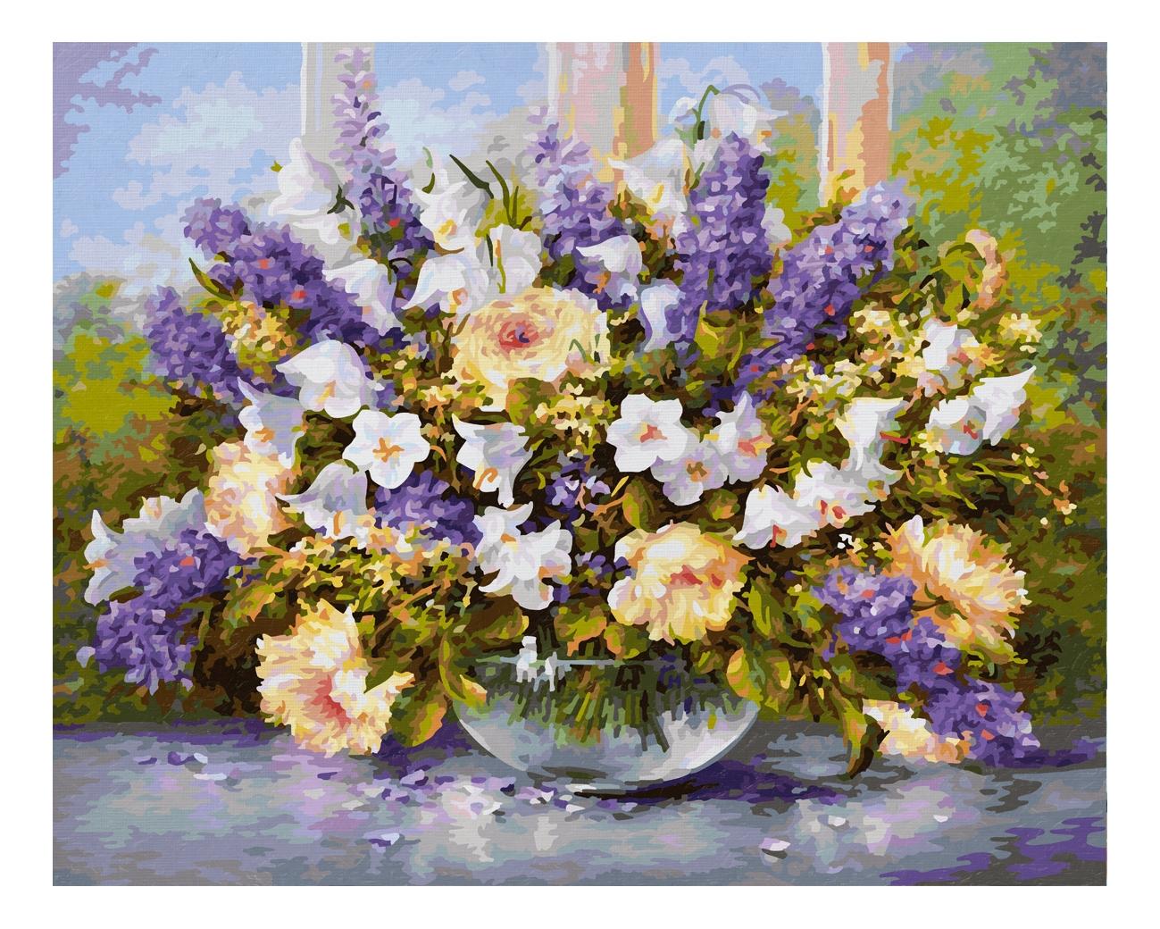 

Раскраска по номерам schipper 40х50 см, летний букет, 1/6, Летний букет