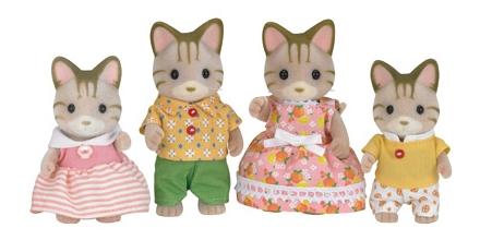 фото Игровой набор sylvanian families семья полосатых кошек