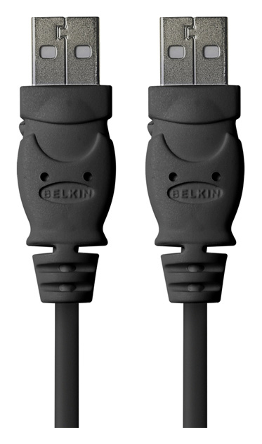 фото Кабель belkin usb a-usb a, m-m 1,8м grey (f3u131cp1.8m)